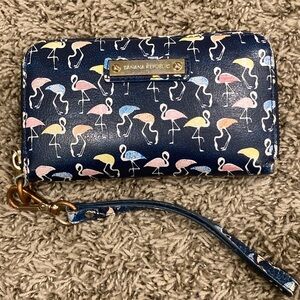 Banana Republic Flamingo Print Wallet